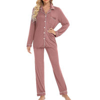 Vente en gros de robes de nuit en soie 100% tricotées pour femmes grandes tailles, ensemble de pyjama, design de logo personnalisé, haute qualité