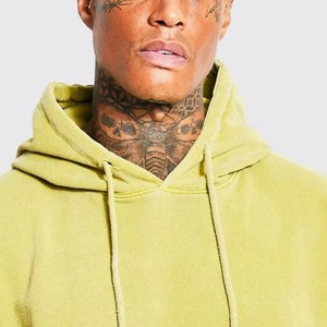 Wholesale Vintage Acid Wash 100% Cotton DTG Anti-Shrink Lined Winter Hooded <b>Pullover</b> <b>Men</b> Heavyweight Blank Oversized - Product Image 5