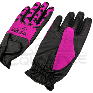 Gants d'équitation pour femmes, nouvelle arrivée, impression personnalisée en silicone, doigts entiers, légers, performance sportive, gants d'équitation en gros - Product Image 2