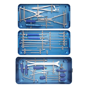 Ensemble de fixation vertébrale en titane : Vis pédiaculaires, tiges, crochets, connecteurs, implant spinal, équipement chirurgical, implant orthopédique de la colonne vertébrale - Product Image 5