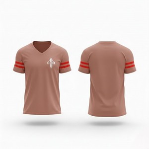 Chemises d'été pour hommes de haute qualité à col en V, maillot de football américain, taille plus, 100% polyester respirant, RIVIAN ATLANTIC - Product Image 1