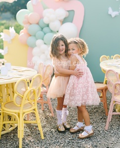 Chaises pour enfants en rotin faites à la main en gros pour les événements festifs, les anniversaires, les mariages, meubles pour enfants rustiques et bohèmes - Product Image 5