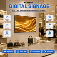 Écran tactile mural de 55 pouces, affichage numérique Android, écran LCD publicitaire