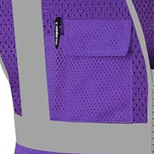 Chaleco de seguridad personalizable con múltiples bolsillos, ropa reflectante impermeable, venta al por mayor de fábrica pakistaní, subido por Dress Sports - Product Image 3