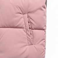 Vestes matelassées en duvet rose clair pour hommes, nouvelle collection, design personnalisé, respirantes, de haute qualité, avec capuche, vêtements d'extérieur