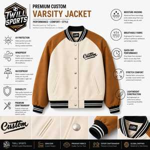 Veste d'hiver en laine de haute qualité pour homme, style universitaire décontracté, coupe-vent, chaude, brodée, service OEM, en polaire - Product Image 3