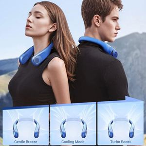 Ventilador de Cuello Sin Aspas Exclusivo con Molde Privado, Recargable por USB, Mini Ventilador de Cuello para Exteriores, Ligero, Compatible con OEM ODM Personalizado - Product Image 3