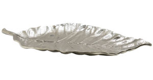 Nuevo Estilo, Plato y Bandeja de Cocina en Forma de Hoja, Dorado Brillante y Plateado Brillante, para el Hogar, Bodas y Eventos, Plato para Frutas, Vajilla - Product Image 5