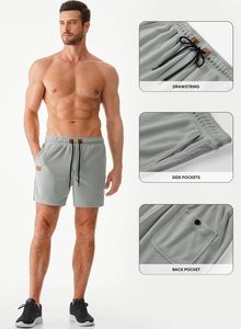 Pantalones Cortos Deportivos de Felpa de Algodón para Hombre, 100% Algodón, Hechos a Medida - Product Image 6