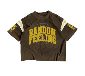 Camisetas Unisex de Algodón Pesado con Estampado Vintage y Lavado Ácido, Estilo Oversize Holgado con Hombros Caídos, Tallas Grandes, Colección 2026 - Product Image 6