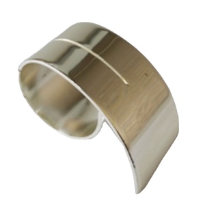 Elegant Napkin Ring in Stainless Steel Stylish Design Perfect for Restaurants Weddings and <b>Parties</b> <b>Table</b> Decor Accessory - Product Image 1