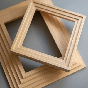 Cadre photo en bois de qualité supérieure, rustique et élégant, décoration d'intérieur, cadre photo en bois massif naturel pour table ou mur - Product Image 1