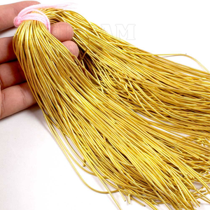 Fil à broder métallique doré 1 mm, fil à coudre brillant pour loisirs créatifs, fil espagnol Canutillo, fil français - Product Image 6