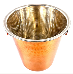 Handcrafted Latest <b>Wine</b> Cooler With Square Base Casted Aluminium Ice Bucket Customizable Champagne Chiller - Product Image 5