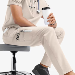 Pantalon de travail d'été unisexe en toile, séchage rapide, respirant, prix raisonnable, facile à laver, confortable, taille personnalisable - Product Image 4