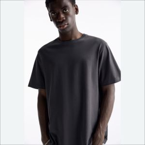 เสื้อยืดผู้ชายคุณภาพสูงแบบเรียบ 230gsm ไซส์ใหญ่พิเศษ เสื้อยืดผ้าฝ้ายหนา 300gsm พิมพ์ลายกราฟิก เสื้อยืดแฟชั่นที่ดีที่สุดสำหรับผู้ชาย - Product Image 4