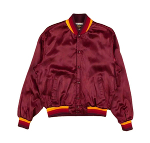 Veste en satin boutonnée de couleur magnifique et brillante, faible MOQ, vêtements de mode urbaine, prix de gros - Product Image 1