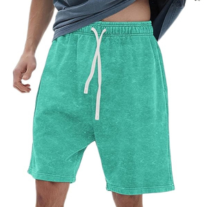 Ensemble 2 pièces OEM Premium pour Homme : T-shirt Oversize à Logo Personnalisé et Short de Survêtement Ample, Effet Délavé Vintage - Product Image 1