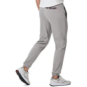 Pantalones de chándal de entrenamiento de gimnasia para hombre 2025 con bolsillos con cremallera, pantalones de chándal atléticos con cintura elástica y cordón - Product Image 3