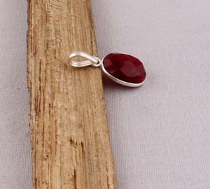 Pendentif ovale en onyx rouge fait main, argent sterling 925, collier vintage bohème en forme de goutte d'eau avec pierre éclatante, fournisseur de bijoux fins - Product Image 4