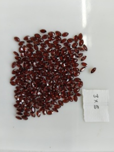 Granat rouge naturel 5x3MM, coupe Marquise, pierre précieuse de qualité supérieure pour la fabrication de bijoux - Product Image 3
