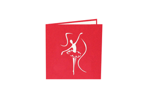 Tarjeta de Felicitación 3D Hecha a Mano al por Mayor, con Diseño de Ballet, Elegante, con Sobre, Tarjeta Artística Hecha a Mano - Product Image 3