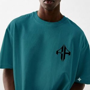 Camiseta Extra Grande de Primera Calidad para Hombre, 100% Algodón, con Logotipo Personalizado Serigrafiado, Color Azul Marino, de Secado Rápido y Cuello Redondo - Product Image 6