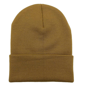 Custom <b>Winter</b> Beanie Cap <b>Men</b> Soft Knitted Cuffed <b>Hat</b> Warm Outdoor Fashion Headwear Wholesale OEM Private Label Bulk Supplier - Product Image 1