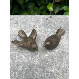 Coffrets cadeaux, ornements en bronze en forme de petits oiseaux, artisanat en métal pour la décoration de table, comptoir, jardin - Product Image 2