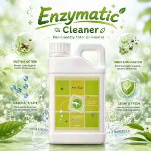 Non toxique pour les animaux domestiques / Éliminateur d'odeurs adapté aux animaux / Certifié 1000ML Écologique Type Décomposition Répulsif anti-insectes pour sols Nettoyant - Product Image 5