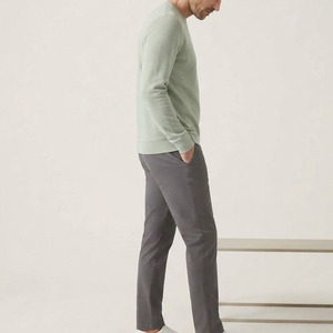 Men's Long Sleeve O Neck Solid Color Knitted Casual <b>T</b> <b>Shirt</b> Regular Fit Light <b>Green</b> Men's <b>T</b>-<b>Shirts</b> - Product Image 4