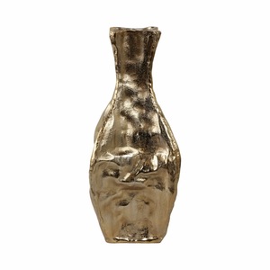 Vase à fleurs en métal élégant et moderne, fait à la main, résistant à la rouille, pour la décoration de la maison et des hôtels, article de décoration haut de gamme - Product Image 5
