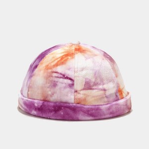 Gorro Docker Personalizable con Estampado Tie Dye, de Poliéster Ajustable, con Borde Enrollado, sin Visera, Gorro de Pescador con Logotipo Personalizado - Product Image 5