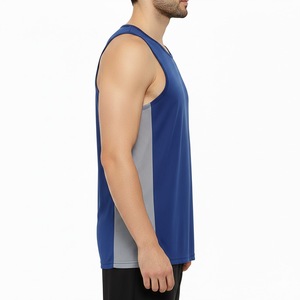 Camiseta Deportiva Personalizada para Hombre, Transpirable, con Paneles Laterales de Malla, Chaleco Atlético para Correr, Secado Rápido, para Gimnasio, Entrenamiento, Sin Mangas - Product Image 3