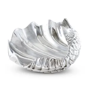 Bol décoratif de luxe fait main avec surface miroir électroplaquée argent de qualité supérieure, finition pour table, sûr et plaqué, Zahid Exports - Product Image 4