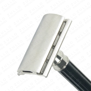 มีดโกนหนวดแบบใบมีดคู่ พรีเมียม ด้ามจับสีดำ สแตนเลสสตีล รับผลิตแบบ OEM แบรนด์ส่วนตัว - Product Image 5
