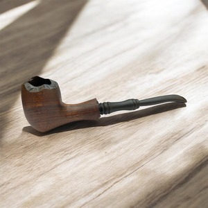 Pipa de Fumar de Madera Premium Hecha a Mano, Pipa de Tabaco de Madera Rústica Decorativa, Artículo de Regalo, Pipa de Fumar de Madera de Lujo - Product Image 5