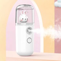 Produits de dropshipping 2026 – Mini humidificateur facial portable USB rechargeable, vaporisateur facial à brume, diffuseur de vapeur, motif dessin animé
