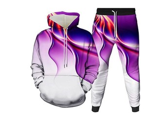 Conjuntos Deportivos Casuales de Algodón 100% de Alta Calidad para Hombre, Sublimados, de Color Sólido, para Invierno, Personalizables, Transpirables y con Empaque Personalizado - Product Image 4