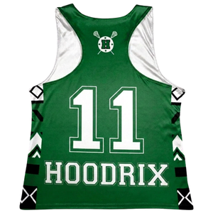 Camisetas de Lacrosse Personalizadas OEM de Alta Calidad para Mujer, Reversibles, de Malla, Sublimadas, de Secado Rápido, para Prácticas de Equipo - Product Image 4