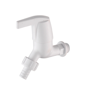 Robinet de machine à laver en gros, adaptateur de tuyau en plastique ABS blanc, robinet mural pour buanderie KSVH-03T9TPP KSN Vietnam - Product Image 1