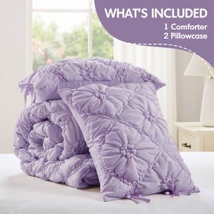 3pcs Full/Queen <b>Comforter</b> <b>Set</b> - Product Image 3
