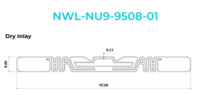 สติกเกอร์แท็ก RFID UHF แบบแห้ง ขนาด 100x22 มม. เสาอากาศ 95x8 มม. ชิป 7U ผลิตในเวียดนาม ปรับแต่งได้ 860 960 MHz Nextwaves - Product Image 4
