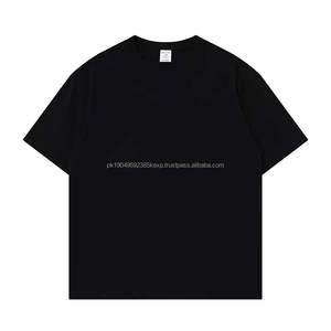 เสื้อยืดคอตตอน 100% 300 กรัม คุณภาพสูง เสื้อยืดผู้ชายทรงโอเวอร์ไซส์ ไหล่ตก เสื้อยืดเปล่า เสื้อยืดเนื้อหนา สำหรับผู้ชาย - Product Image 4