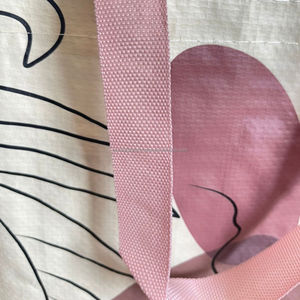 Bolsa de compras con mango tejido PP mediano duradero con patrón Pastel personalizado para entrega de alimentos y bolsas de comestibles al por mayor ECOBAG VINA - Product Image 4