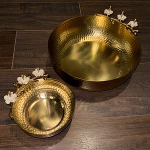 Artisan Brass Serving Bowl With Fine Finish For Luxury Hospitality Restaurant And Home Dining Presentation - Product Image 5