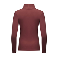 Couche de base d'équitation pour femme respirante, imprimée, bleue, à séchage rapide, imperméable, réversible, toucher doux, Spandex/Polyester, coupe ajustée