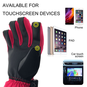 Guantes de Esquí de Cuero Térmicos para Nieve, Impermeables, para Exteriores, para Esquí Extremo, Hechos a Medida - Product Image 4