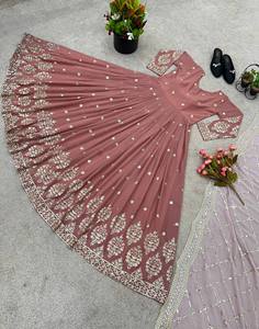 Ramdev Trading Heavy Faux Georgette Digital Print Quick Dry Modern Women's Kurta/<b>Kurti</b> for Wedding/Party/Diwali All Seasons - Product Image 5