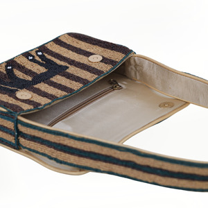 Bolso de Hombro Bohemio con Cuentas y Patrón de Caballo, Correa Única, Bolso de Moda para Mujer, Uso Diario - Product Image 3